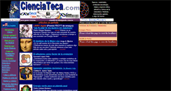 Desktop Screenshot of cienciateca.com