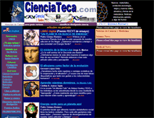 Tablet Screenshot of cienciateca.com